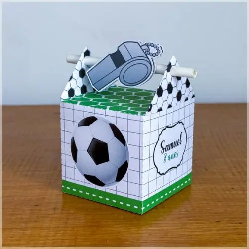 Kit Festa Pronta Futebol / Copa 30 Caixas Personalizadas