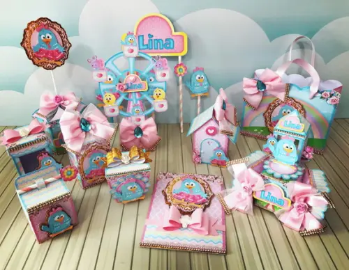 Kit Festa Pronta Galinha Pintadinha Especial 20 Peças