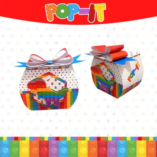 KIT FESTA PRONTA LUXO -FIDGET TOYS POP IT