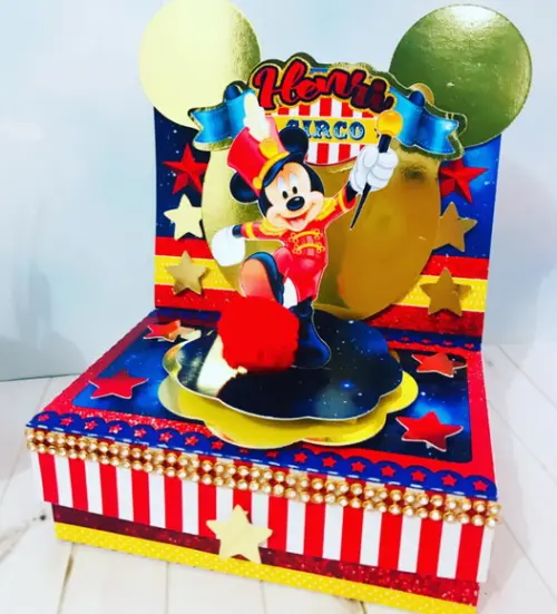 Kit Festa Pronta Luxo Circo Do Mickey