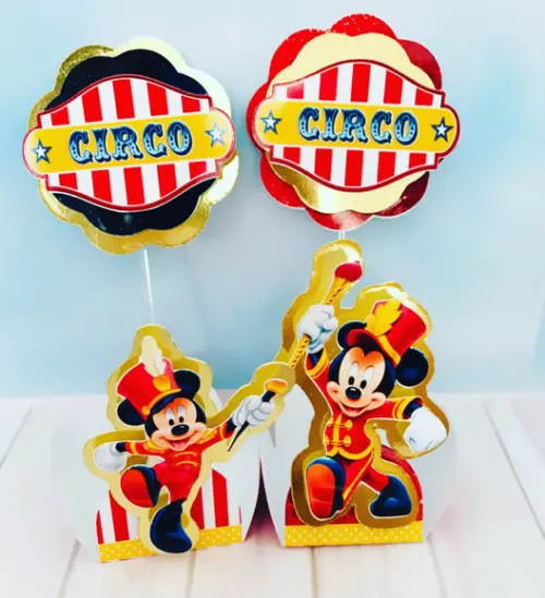 Kit Festa Pronta Luxo Circo Do Mickey
