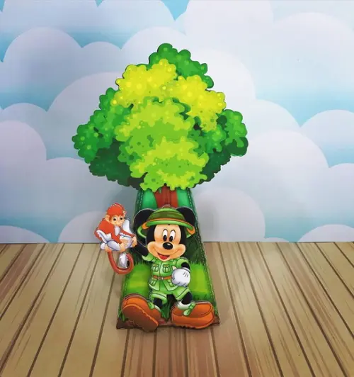 Kit Festa Pronta Mickey Safari