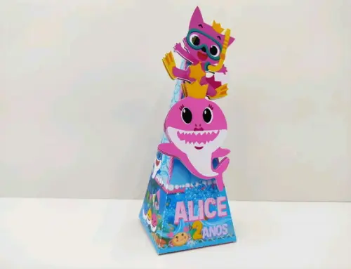 KIT FESTA SÓ UM BOLINHO BABY SHARK MENINA