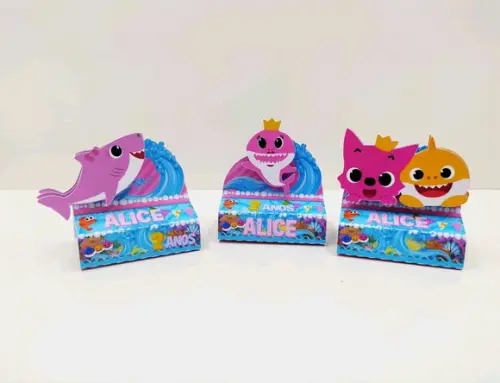 KIT FESTA SÓ UM BOLINHO BABY SHARK MENINA