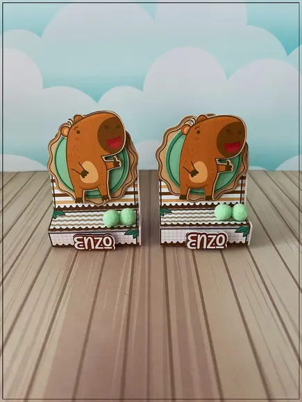 Kit Festa Só Um Bolinho Capivara 40 Itens