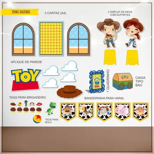 Kit Festa Só Um Bolinho Especial Toy Story