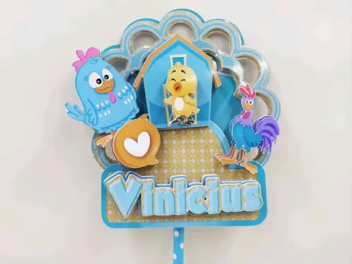 KIT FESTA SÓ UM BOLINHO GALINHA PINTADINHA
