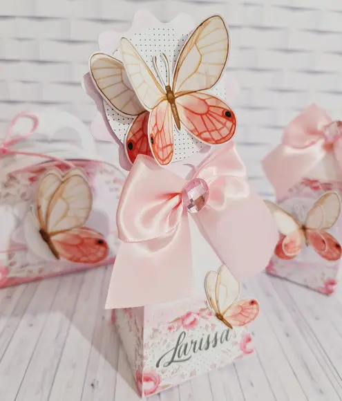Kit Festa Só Um Bolinho Jardim de Borboletas 40 Itens
