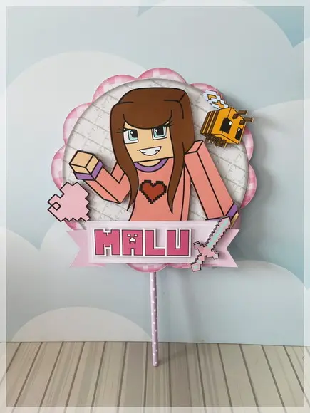 Kit Festa Só Um Bolinho Minicraft 40 Itens