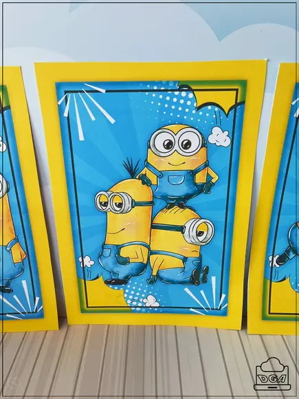 Kit Festa Só Um Minions 40 Itens com Laço