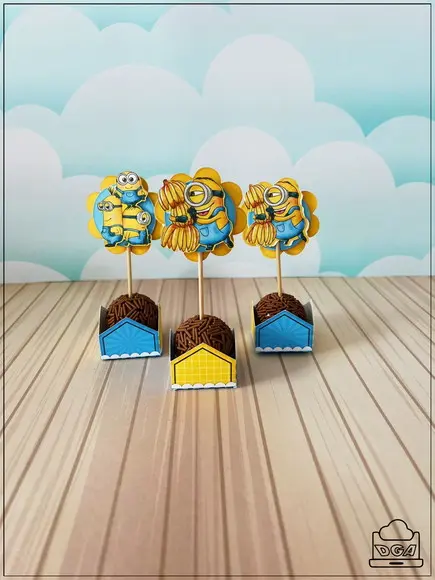 Kit Festa Só Um Minions 40 Itens com Laço