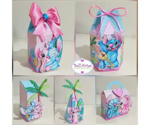 Kit Festa Stitch e Angel 20 Lembrancinhas Personalizadas 1