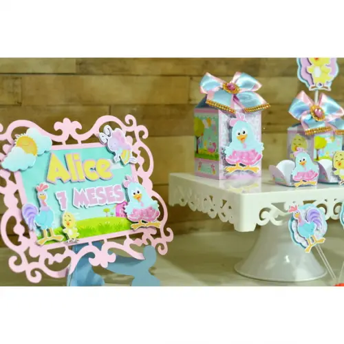KIT MESVERSÁRIO GALINHA PINTADINHA CANDY