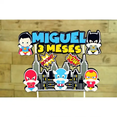 KIT MESVERSÁRIO SUPER HEROIS CUT