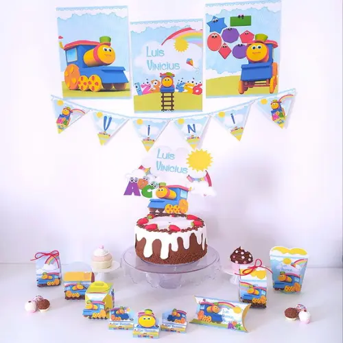 KIT SÓ UM BOLINHO ESPECIAL BOB O TREM