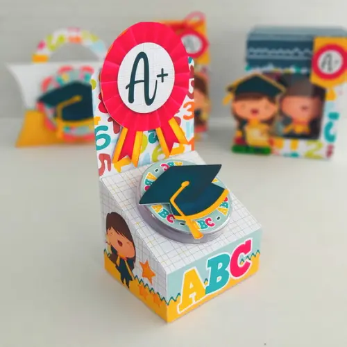 Porta Latinha Formatura Abc