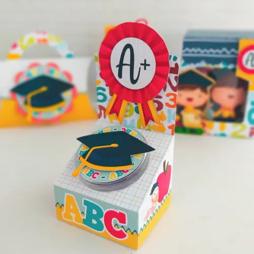Porta Latinha Formatura Abc
