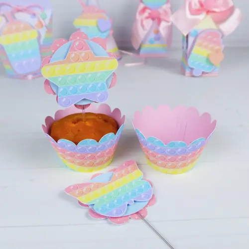 Saia e Tag para Cupcake
