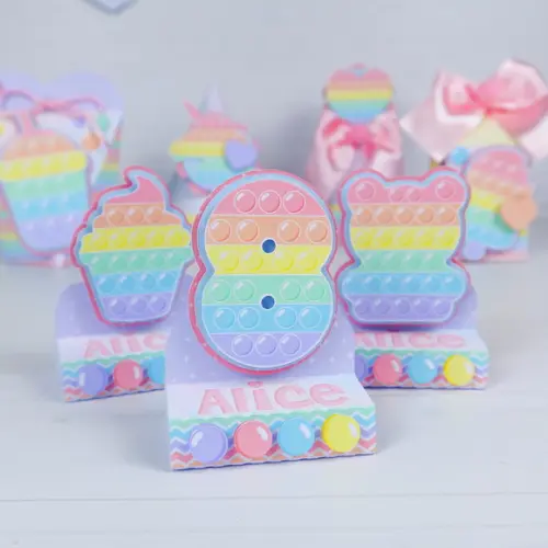 SÓ UM BOLINHO LUXO -FIDGET TOYS POP IT