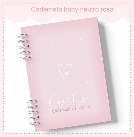 Arquivo Caderneta de Saúde Bebê Neutro Rosa