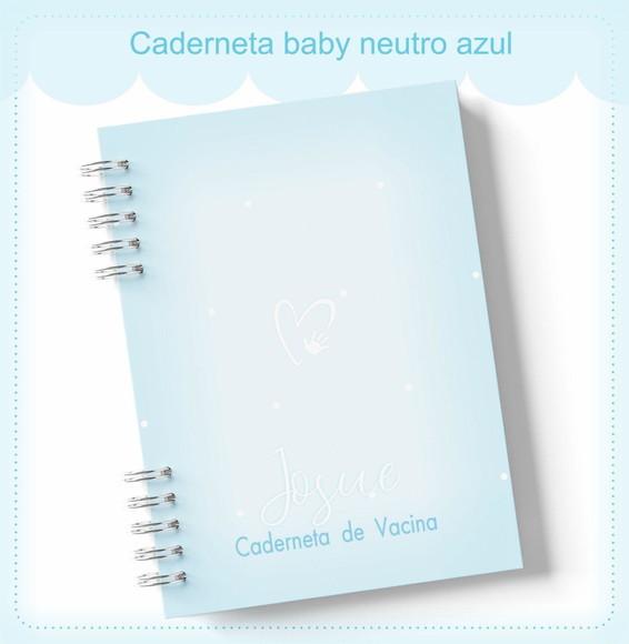 Arquivo Caderneta de Saúde Bebê Neutro Azul