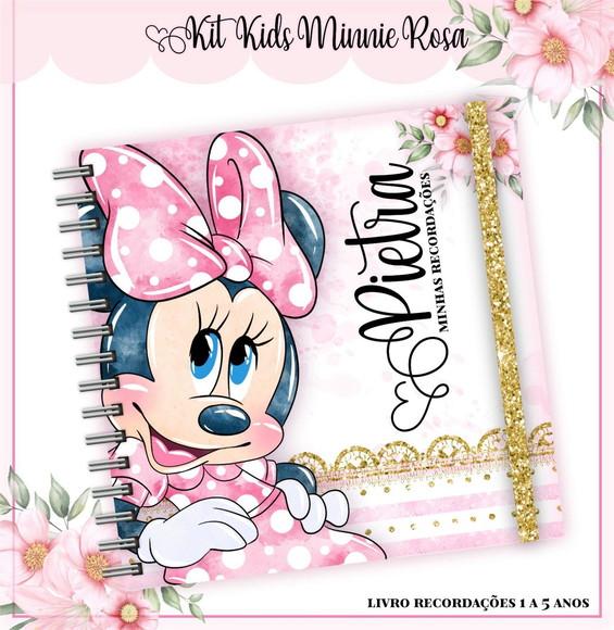 Arquivo Caderneta de Vacina Combo Minnie Rosa