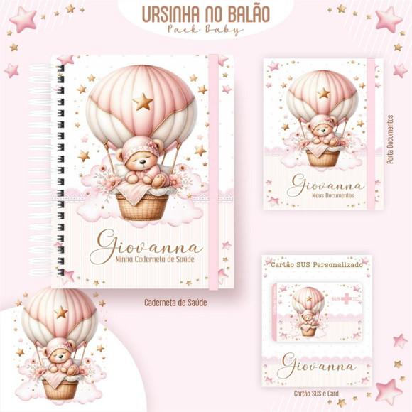 Arquivo Caderneta Vacina Ursinha no Balão Rosa