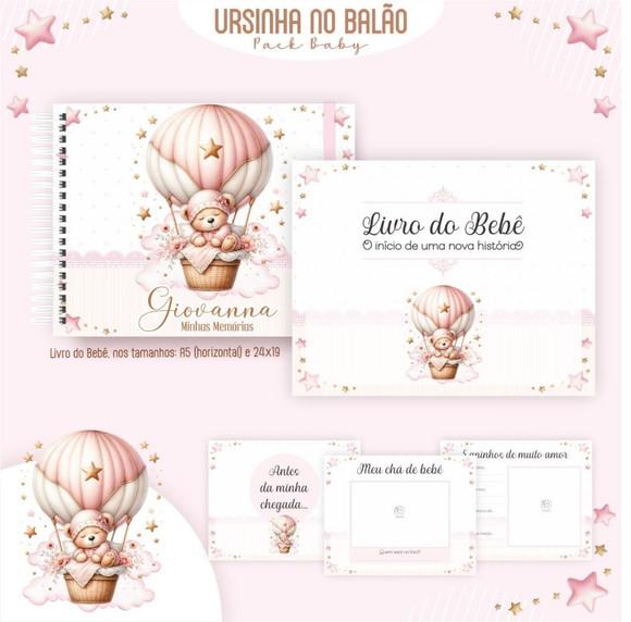 Arquivo Caderneta Vacina Ursinha no Balão Rosa