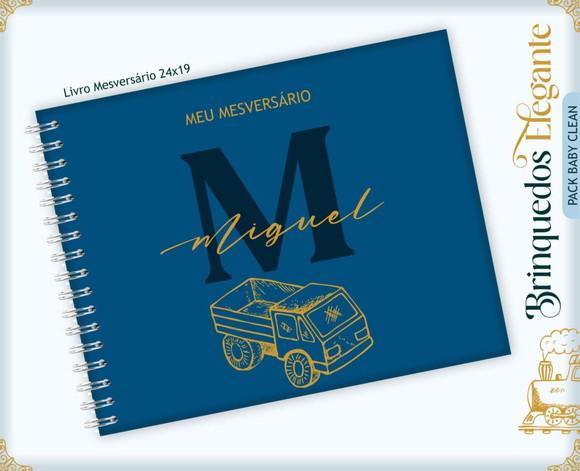 Arquivo Combo Caderneta de Vacina Livro Brinquedos Azul Luxo
