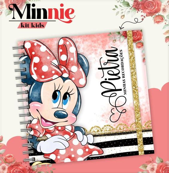 Arquivo Combo Caderneta e Livro Minnie Vermelha