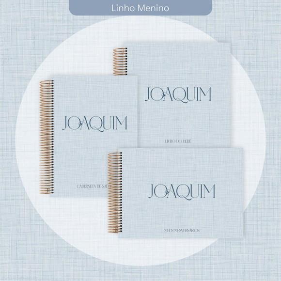 Arquivo Combo Linho Livro do Bebê menino azul