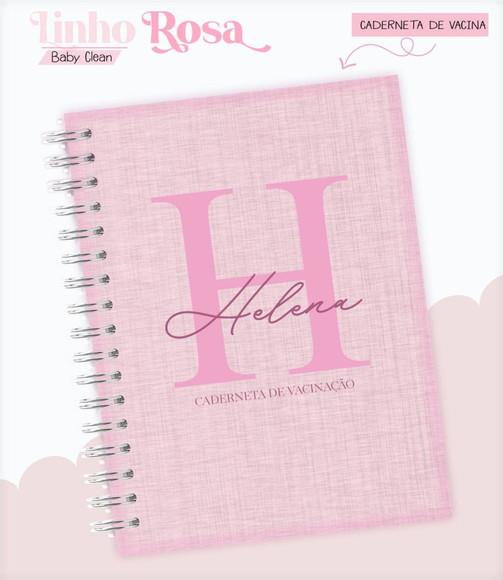 Arquivo Combo Linho Rosa Caderneta de Saúde Livro
