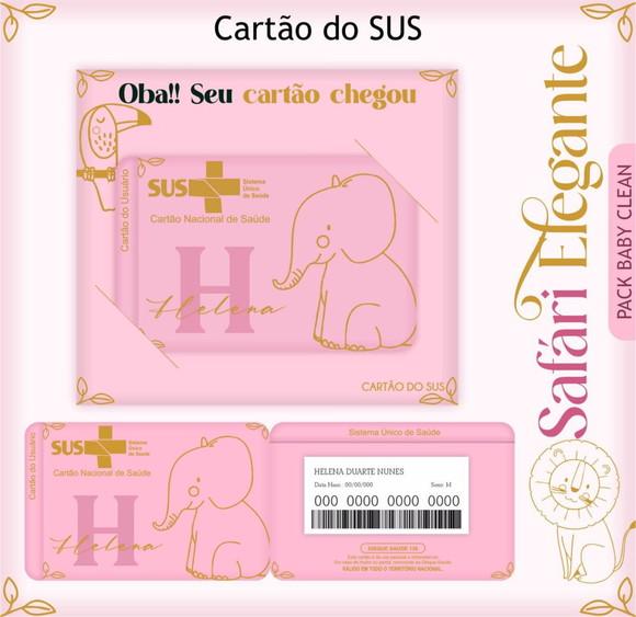 Arquivo digital Combo Safari Rosa Elegante luxo