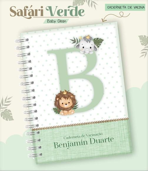 Arquivo Combo Safari Verde Caderneta de vacina e Livro
