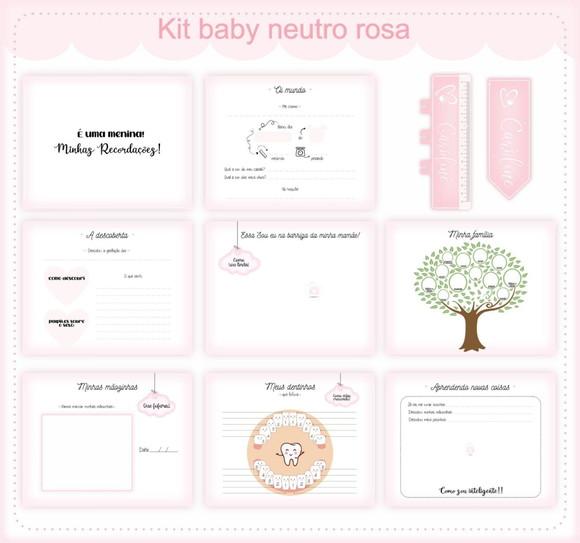 Arquivo Livro do Bebê Neutro Rosa