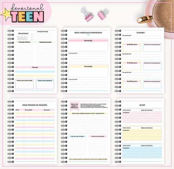 Arquivo Planner Devocional Teen Kids