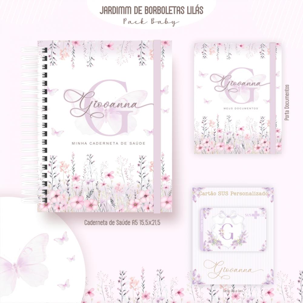 Arquivo Combo Jardim das Borboletas lilas Caderneta