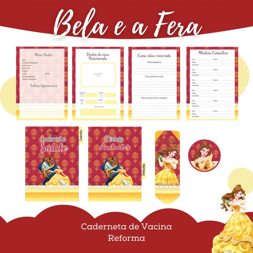 Arquivo Caderneta de Vacina Bela e a Fera