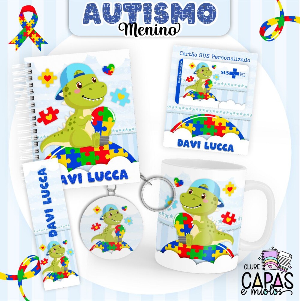 Arquivo caderneta de saúde autismo menino
