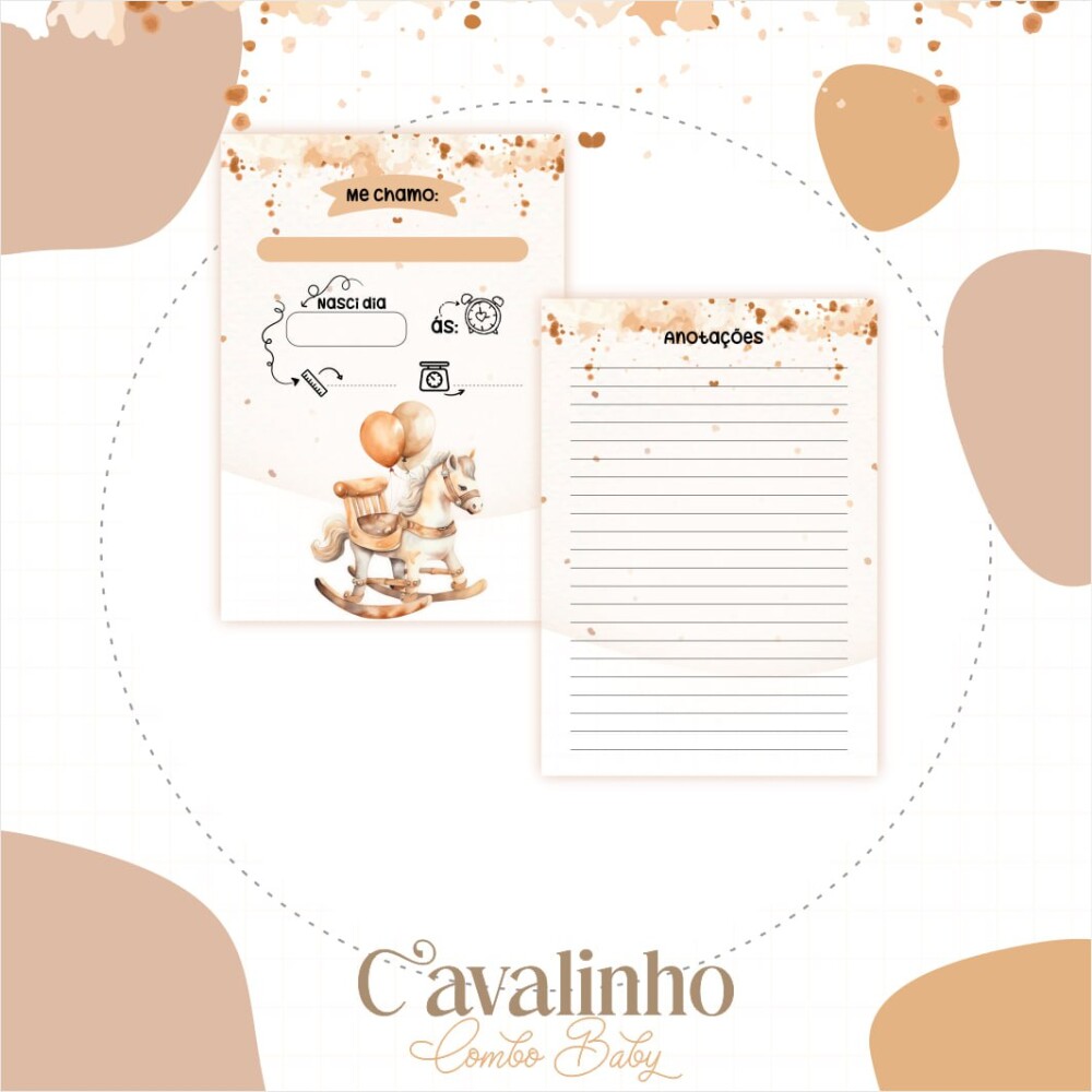 Arquivo caderneta de saúde cavalinho de balanço