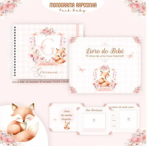Arquivo Caderneta de Vacina e Livro Raposa Monograma