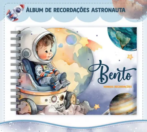 Arquivo Combo Astronauta Caderneta Livro