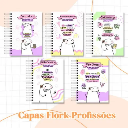 Arquivo Ilustração para Capas Florks Profissões