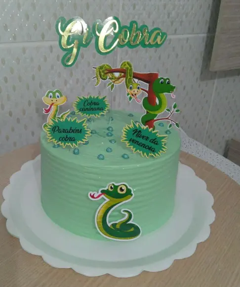 Arquivo Topo de Bolo Cobra