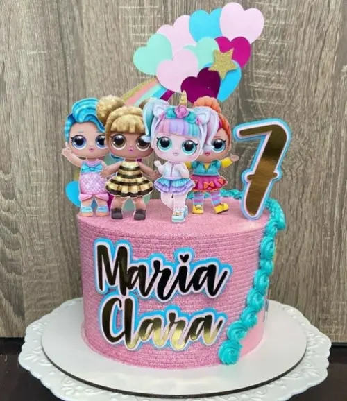 Arquivo Topo de Bolo Lol Arco Íris