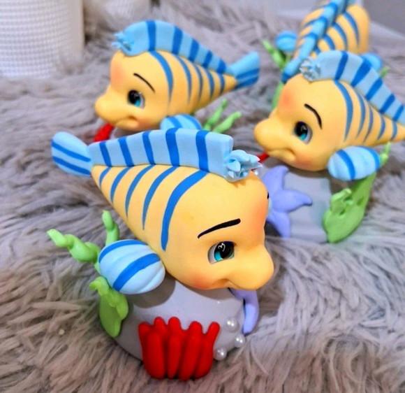 Aplique Linguado Ariel em Biscuit