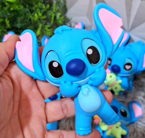 Aplique Stitch ou Angel em Biscuit