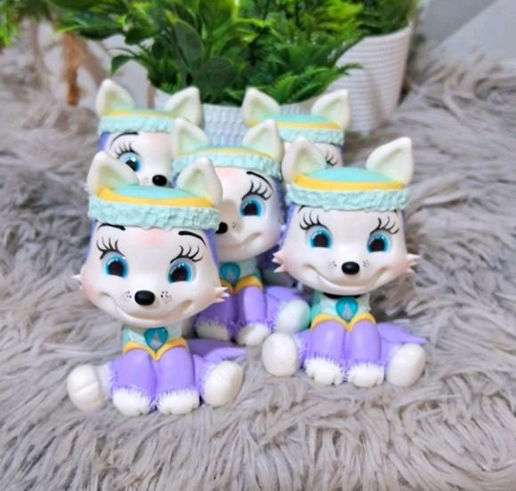 Aplique Skye e Everest Patrulha Canina em Biscuit