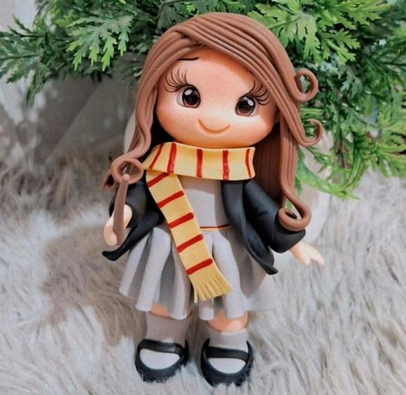 Apliques Hermione ( Harry Potter) em Biscuit