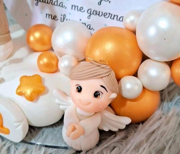 Topo Batizado/ Batismo em Biscuit